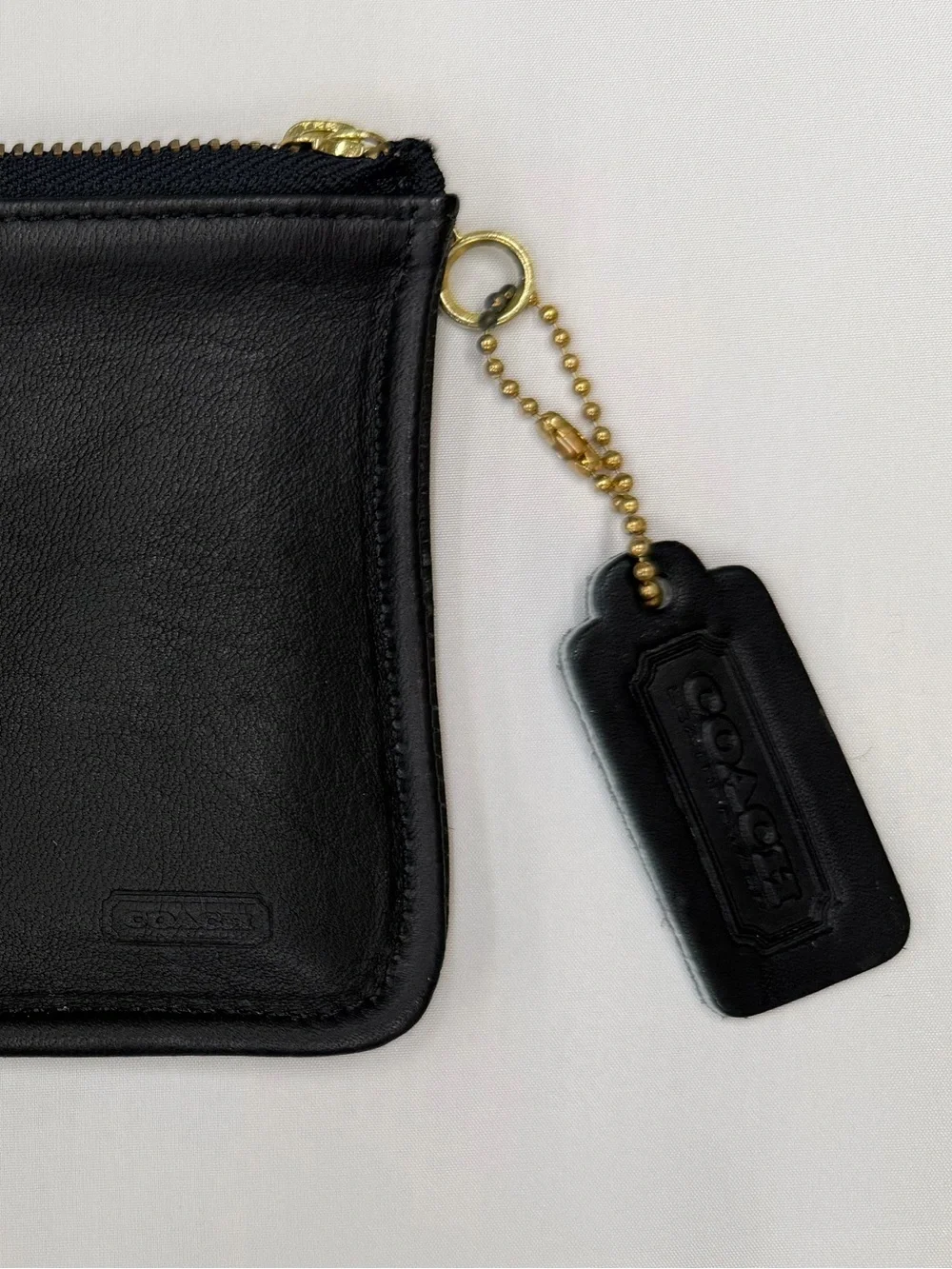 Rare Vintage 1980s Coach Ticking Stripe Skinny Case #7170
